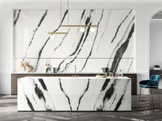 Wand- und Bodenbelag aus Feinsteinzeug mit Marmor-Effekt LUX EXPERIENCE PANDA WHITE Kollektion Lux Experience توسط Italgraniti