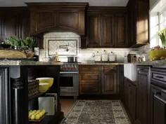 کابینت آشپزخانه چوب گیلاس سنتی |  DeWils
