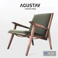 صندلی اتاق نشیمن AGUSTAV مدل 3D خرید دانلود 3dbrute