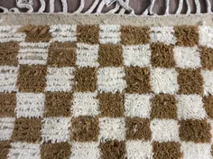 فرش بزرگ قالبی منطقه شطرنجی مراکش مهد کودک فرش Berber Checker |  اتسی