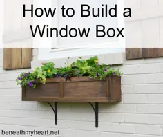 نحوه ساخت جعبه پنجره