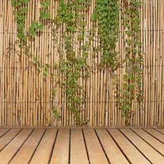 FOREVER BAMBOO Jumbo Reed Bamboo Screen Fence (طبیعی ، 6 فوت. H x 16 فوت. L)