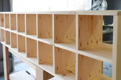 سازمان دهنده مکعب سفارشی DIY - ساخت خانه توسط Carmona