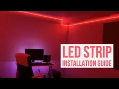 راهنمای نصب نوار LED |  16.4 فوت و 32 فوت