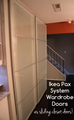 نصب درب های Ikea Pax به عنوان درهای کشویی کشویی (Ikea Hack)