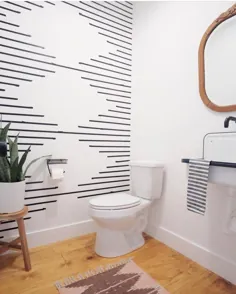 دکوراسیون Airbnb |  دیوارهای لهجه DIY ارزان