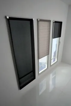 مینی رول یک قاب پنجره ظریف و مدرن است که کور نصب شده است