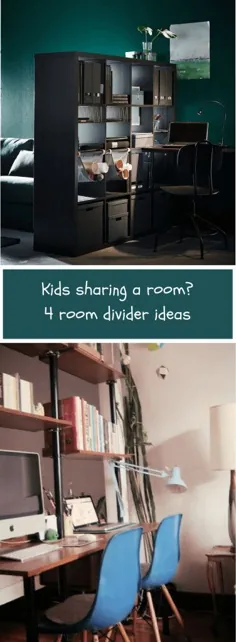 راهنما هکرها: ایده های تقسیم اتاق برای اتاق مشترک کودکان - IKEA Hackers