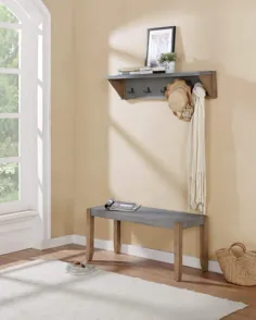 قلاب کت نیوپورت 40 اینچ همراه با قفسه و ست نیمکت بتونی مصنوعی