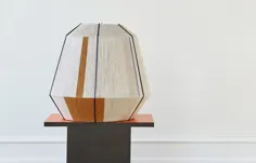 یک چراغ آویز منحصر به فرد که با استفاده از یک روش بافت خاص ایجاد شده است - طرح آباژور Hay Bonbon توسط آنا