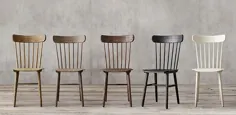 مجموعه صندلی های چوبی ، فلزی و بافته شده