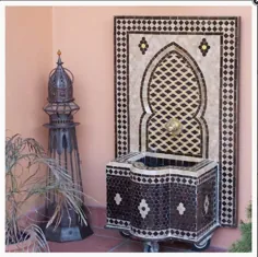 فواره موزاییکی مراکش Fountain zellige مراکش |  اتسی