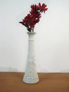 گلدان گلدان شیشه ای شیر Vintage |  اتسی