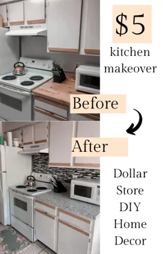 5 دلار آرایش آشپزخانه: تزئین خانه فروشگاه DIY دلار