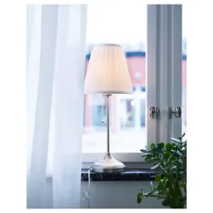 lampRSTID چراغ رومیزی ، اندود نیکل / سفید - IKEA