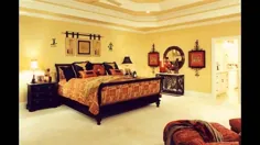 طراحی داخلی اتاق خواب به سبک هندی