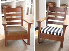 نحوه ساخت روکش کوسن برای صندلی |  الگوی DIY |  خیاطی |  شکوفه