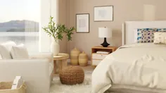 فرش دنج Shag |  ایده های طراحی اتاق خواب به سبک مدرن
