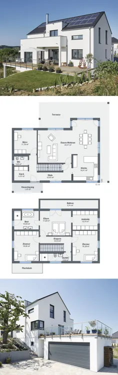 Modernes Haus mit Einliegerwohnung - |  HausbauDirekt.de