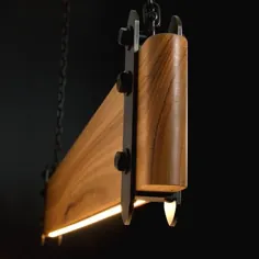 چراغ آویز LED پرتو چوب شماره 3 دیمر کنترل از راه دور |  اتسی