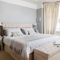 ایده های اتاق خواب خاکستری - تزئین اتاق خواب خاکستری - طرح رنگ خاکستری