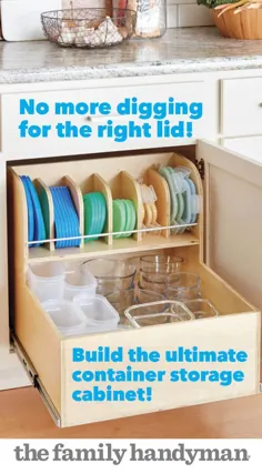 کابینت ذخیره سازی ظروف نهایی را بسازید