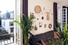یک آپارتمان ریز و درشت پاریسی که با گیاهان دارویی سر و کار دارد شما را از حسادت سرسبز می کند