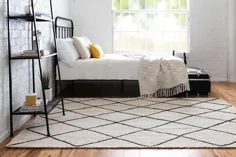 فرش مربع / فرش چوبی مستطیل شکل / دست ساز |  اتسی