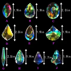 Rainbow Windows Decoration Hanging Crystal Prism Suncatcher |  اتسی