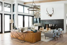 Studio McGee به یک خانه کوه یوتا یک لبه مدرن می بخشد |  خلاصه معماری