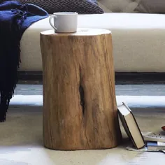 چگونه یک میز کنده درخت بسازیم: میز درخت کنده من DIY!
