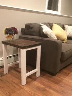 My Pottery Barn Table End Inspired