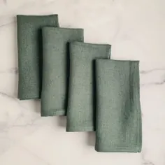 دستمال سبز Balsam Lara Linen - تزئین دوباره