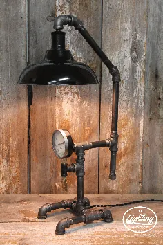 لامپ صنعتی Steampunk با سایه 10 "