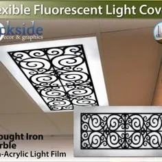 انعطاف پذیر نور پوشش فلورسنت فیلم پوشش سقفی نورگیر طرح دندان پزشکی - سفید فرفورژه