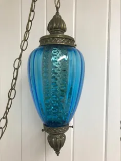 Vintage Swag Lamp Chain Lamp Vintage Hanging Lamp Lamp Mid |  اتسی