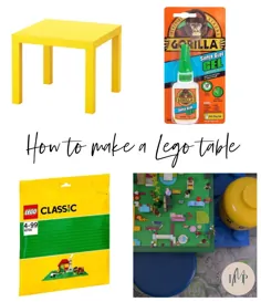 نحوه ساخت میز LEGO