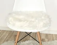 کوسن صندلی بالشتک آبی دور 3 سانتی متری صندلی Eames |  اتسی