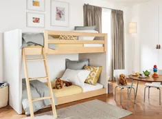 تخت های دو طبقه Moda - تخت های تختخواب سفری مدرن و تخت های انباری - مبلمان مدرن کودکان - اتاق و تخته