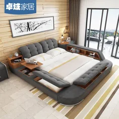 [703.04 USD] تخت پارچه تخت خواب پارچه تختخواب 18 متری تخت تاتامی تخت کوتوله تختخواب مدرن و ساده تخت خواب نرم - عمده فروشی از خرید آنلاین چین |  محصولات آسیایی را از بهترین نمایندگی خرید بصورت آنلاین خریداری کنید