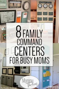8 ایده مرکز فرماندهی خانواده برای مادران شلوغ - مامان رشد می کند
