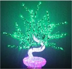 چراغ های LED کریسمس درخت بونسای Topiary مصنوعی برای دکوراسیون تعطیلات
