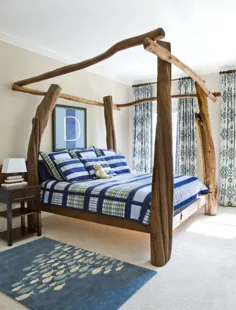 نسل بعدی - اتاق پسران لورنا ناخالص طراحی داخلی اتاق خواب سبک کلاسیک آبی |  احترام گذاشتن