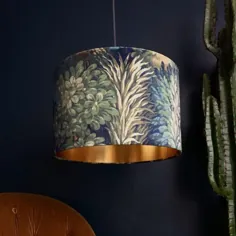 سایه های لامپ سفارشی با پوشش طلایی