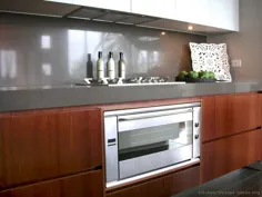 عکس آشپزخانه - مدرن - کابینت آشپزخانه چوبی متوسط