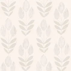 کاغذ دیواری رول قابل برداشتن لاله اسکاندیناوی خاکستری Beacon House (پوشش 56 فوت مربع) - 2535-20650 - انبار خانه