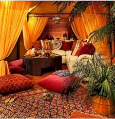 15 اتاق نشیمن عالی طراحی مراکشی که باعث راحتی شما می شود