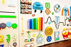 مبلمان Montessori پانل دیواری حسی تعاملی برای کودکان |  اتسی