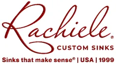 سینک ظرفشویی آشپزخانه ایستگاه کاری کاملا سفارشی ساخت Rachiele در ایالات متحده آمریکا.  شیر آب Waterstone و نمایندگی های مجاز Invisacook.