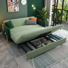 مبل کامل / کینگ خواب دار مبل تختخواب سفارشی سبز